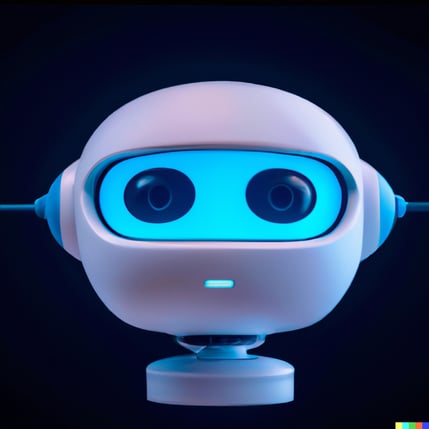 DALL·E 2023-04-24 23.13.43 - High quality photo of an intelligent chatbot